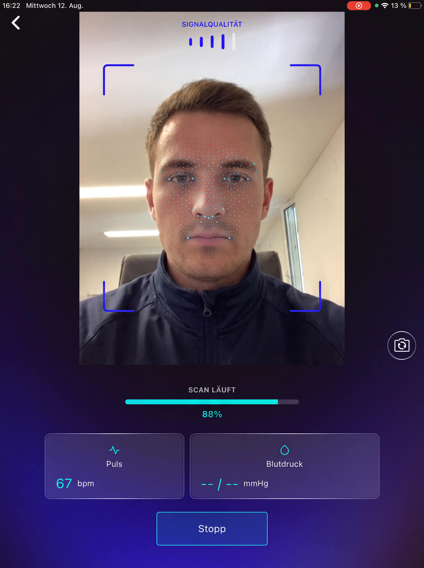AVACURA Gesichtsscan